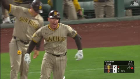 Freddy Fermín sonó el primero con San Diego