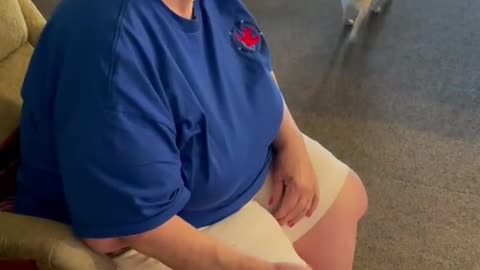 Porkchop brings the smiles to the seniors