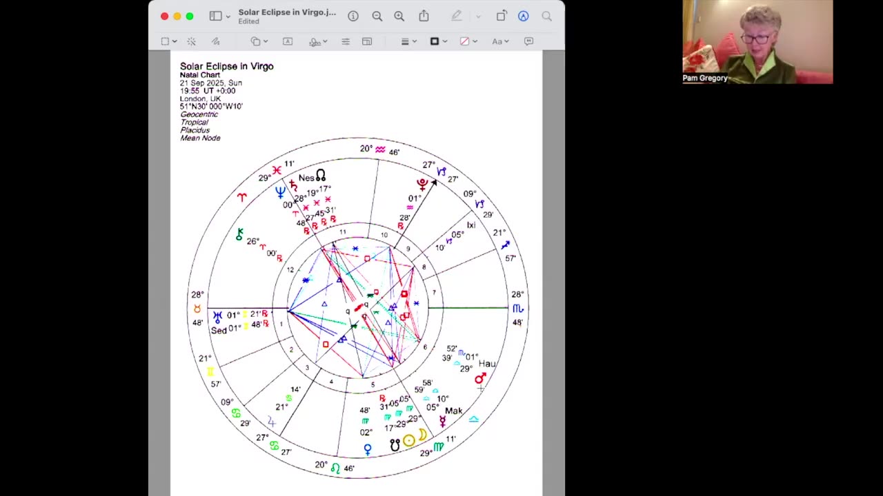 Pam Gregory: Solar Eclipse in Virgo September 21st 2025...! - 9/2/2025