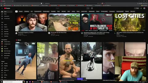 Watching Random Stuff On The Internet.