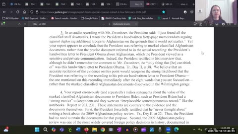 White House Response to Robert Hur's Classified Documents Report