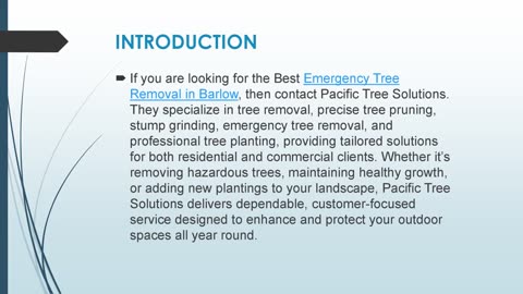 Best Emergency Tree Removal in Barlow