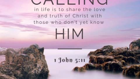 Your highest Calling in life, is to share the love of Christ with those who don't know Him yet