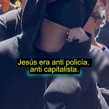 Far left lunatic claims Jesus was anti-police