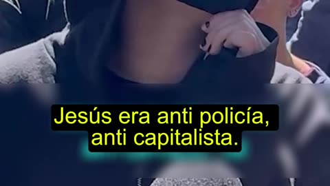 Far left lunatic claims Jesus was anti-police