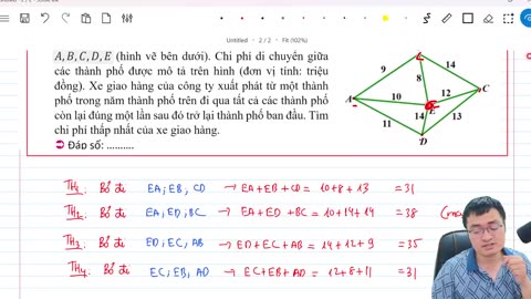E15 Lý thuyết đồ thị và bài toán tìm đường đi tối ưu Phần bài tập mp4
