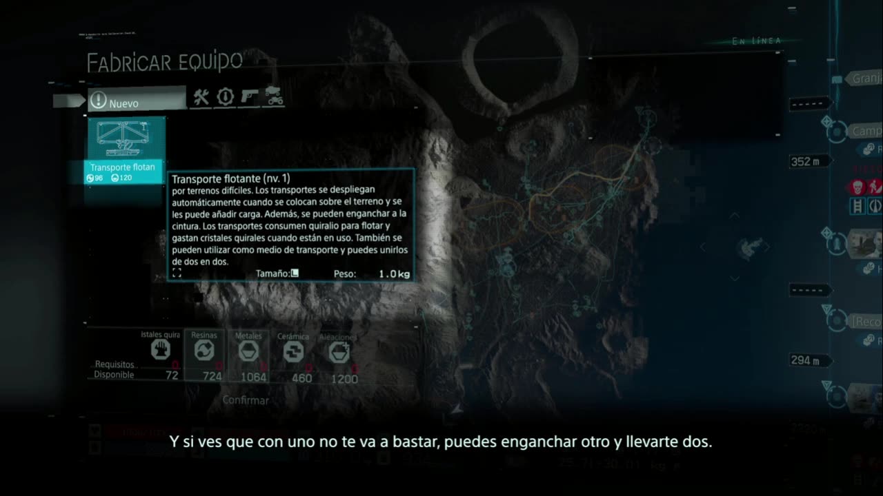 gameplay death stranding parte 11 estacion meteorologica y granja del declive