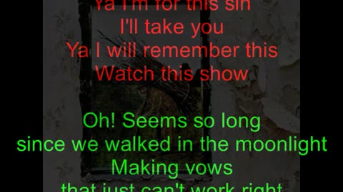 Led Zeppelin IV #2 Rock And Roll (backward lyrics in red)