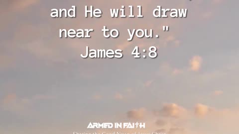 Take a step toward Him today.