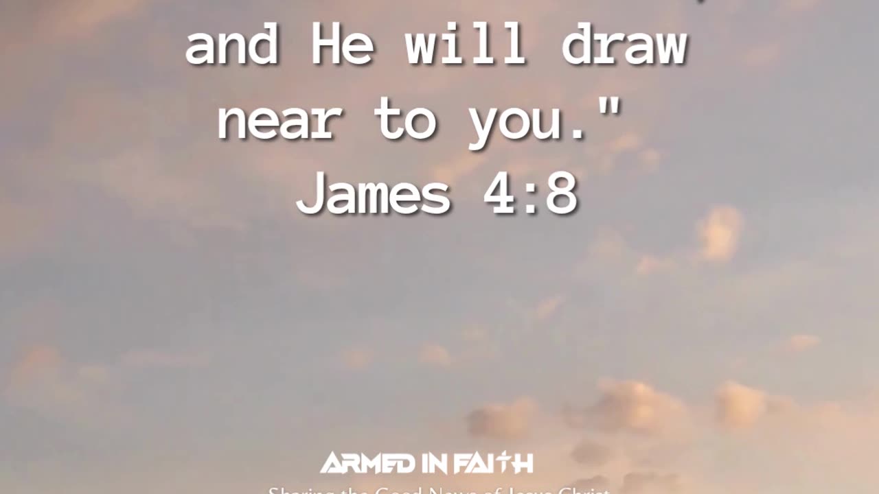 Take a step toward Him today.