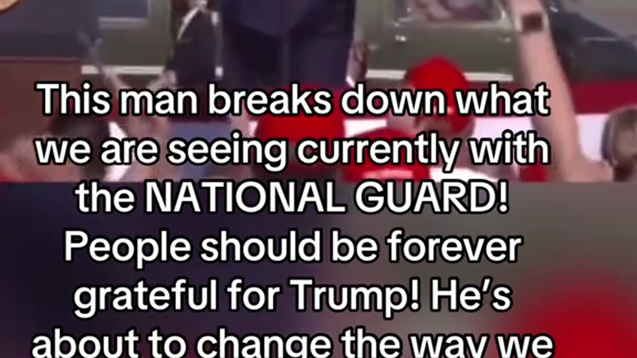 This man breaks down what we are seeing currently with TikTothe NATIONAL GUARD!