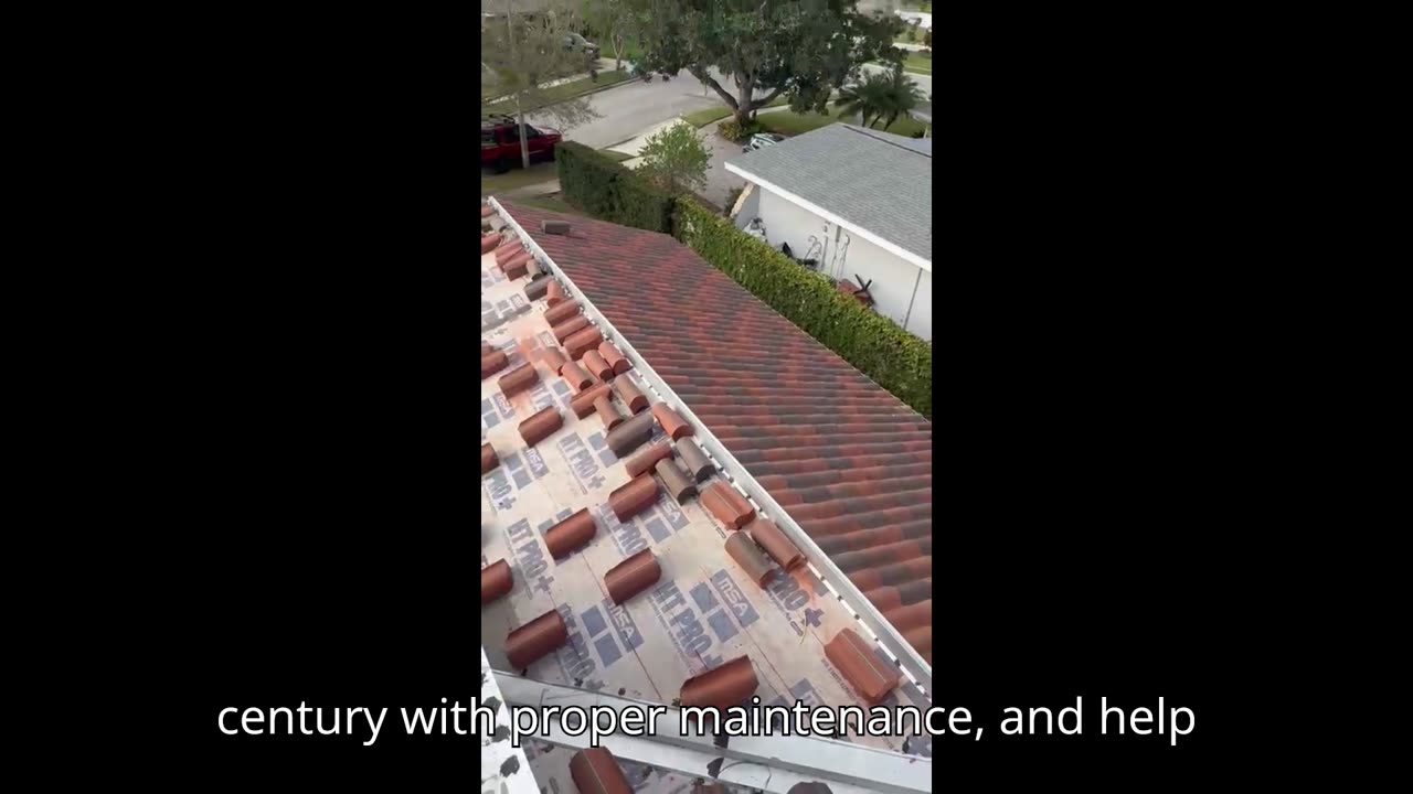 Tile roofs last 100 years or more