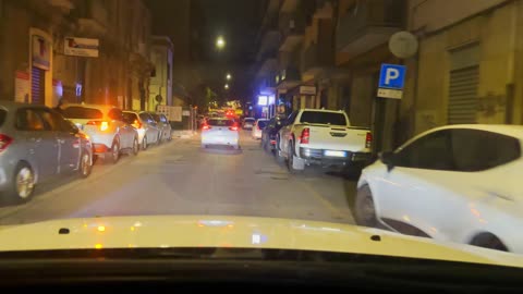 Night Drive – Catania to Tremestieri Etneo, Sicily Italy – August 17, 2025