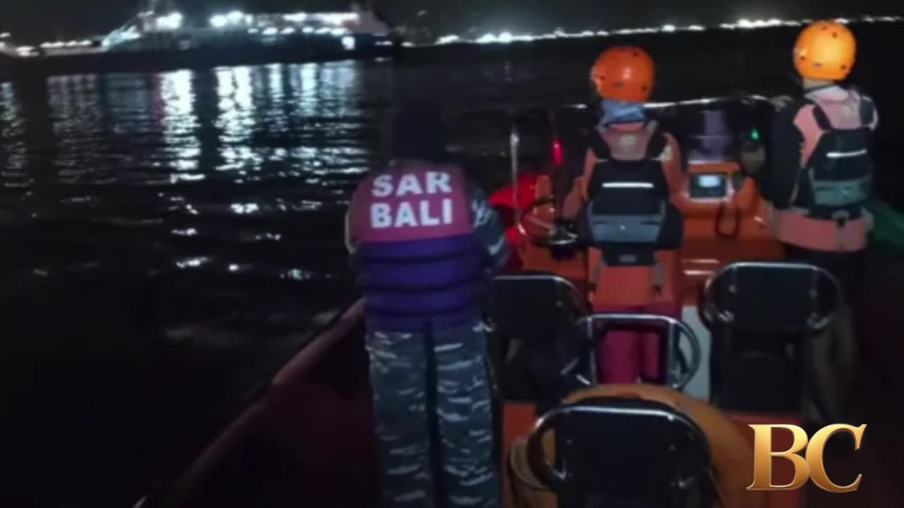 Six dead, dozens missing after ferry sinks off Bali