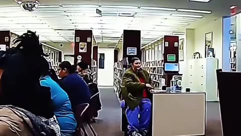 Woman with serious attitude thrown out of library and arrested