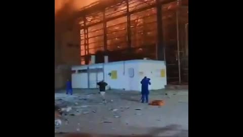 🇮🇷🇮🇱Iran's destruction of Haifa power plant tonight.