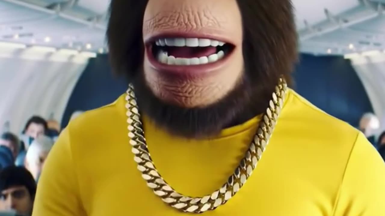 Bandar ka Flight me Lafda #shortsfeed #comedy #monkeycomedy #funny