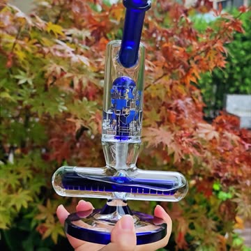 Phoenix Star Double Perc Mini Bong Bubbler in Action #420 #cannabisdaily