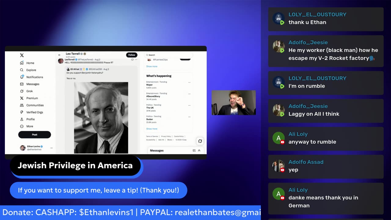 Jewish Privilege | Aug 3 | LIVE