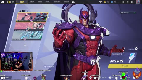 Watcher playing some #MarvelRivals!!! Do dem weeklies then whatevs...