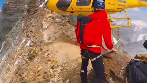 🤯✨ You Won't Believe How This Rescue Pilot Lands on a Narrow Mountain Edge! | FeedMyCuriosity