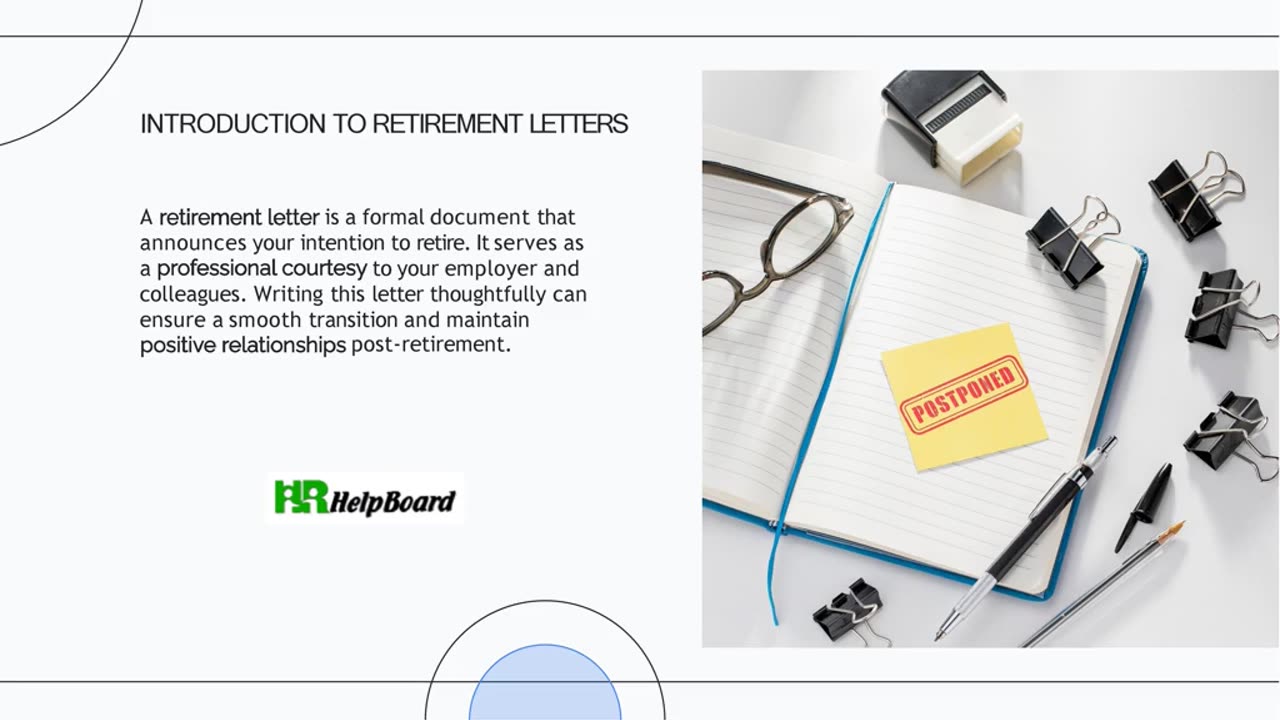 Retirement Letter