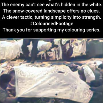 Allied Soldiers Camouflage with Cloth #ColourisedHistory