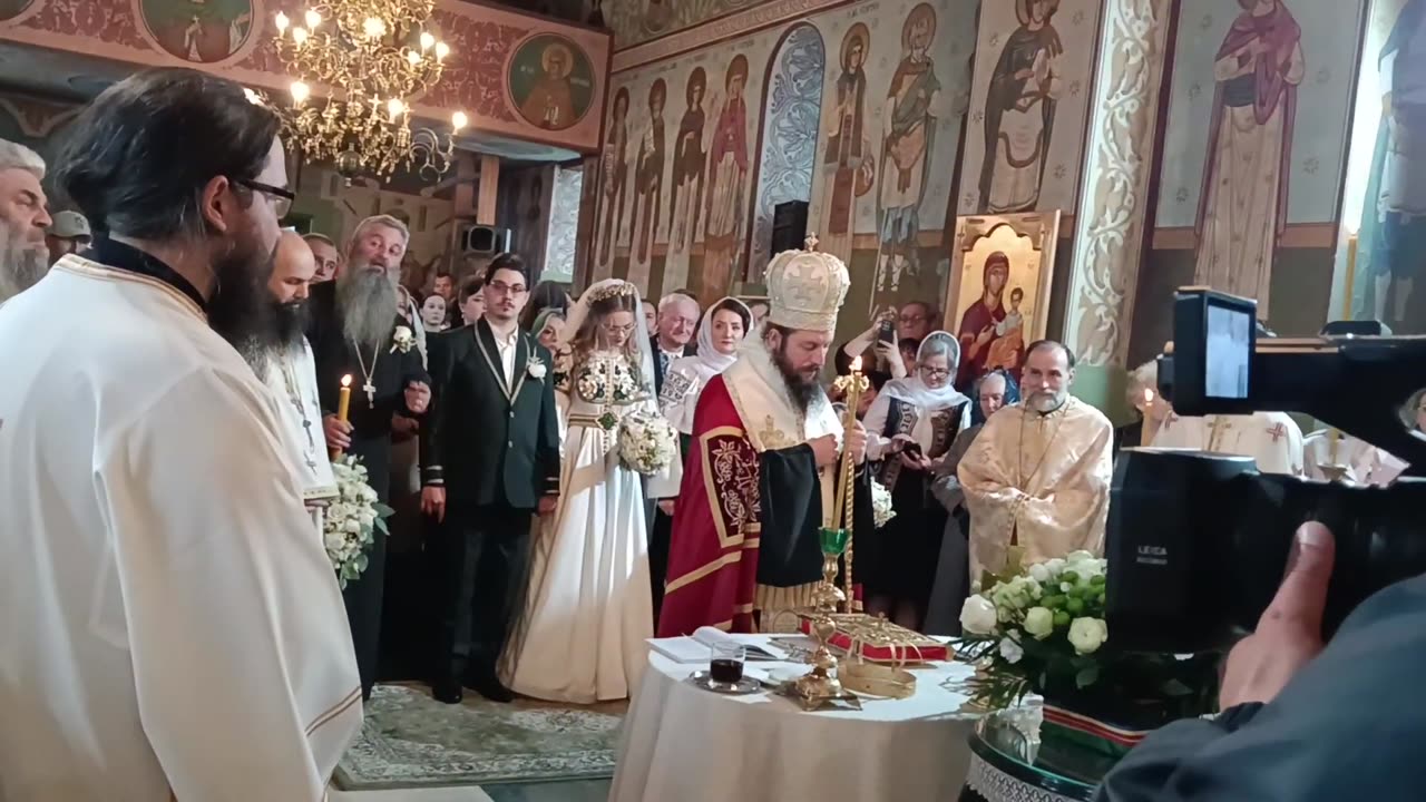 Ereticu Ecumenist Damaschin Dorneanul binecuvântează nunta LUCRU INTERZIS PTR. UN "CĂLUGĂR",Stăuceni