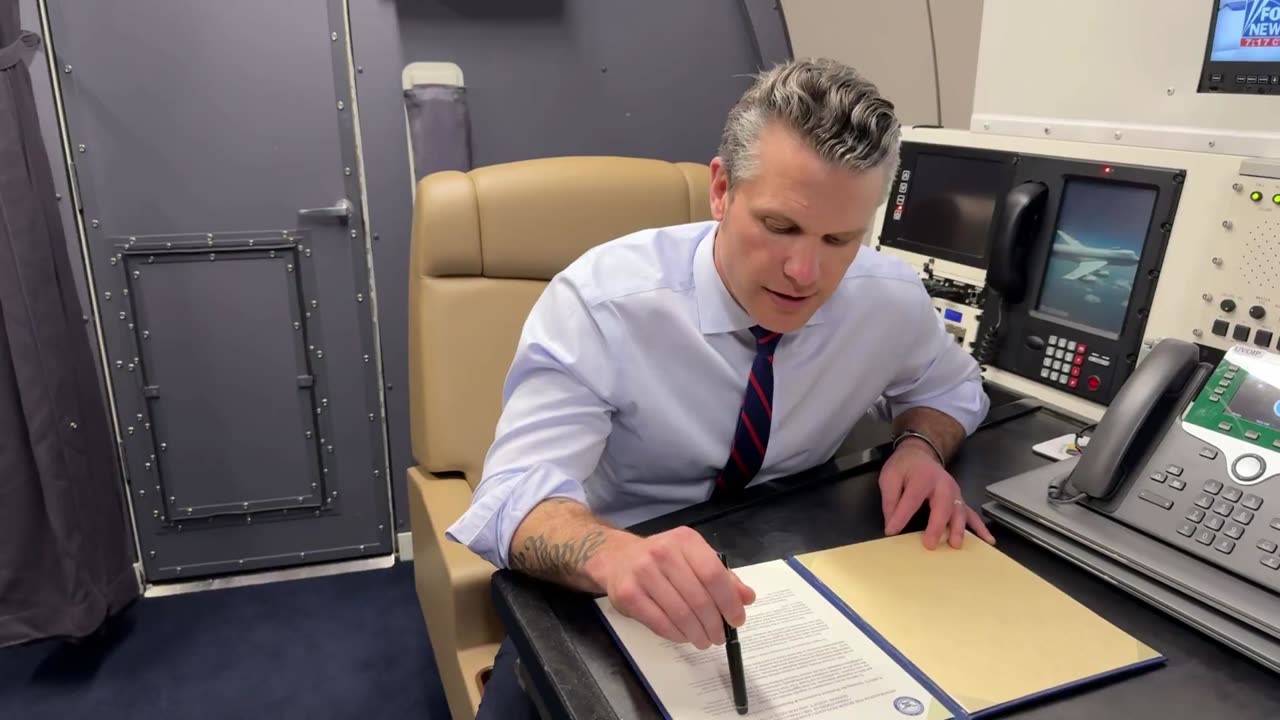 🚨🔥Secretary of Defense Pete Hegseth: Yesterday, I signed a memo ordering..