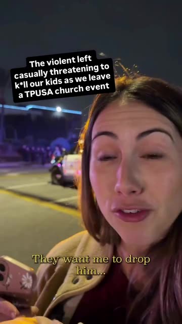 Liberal rioters yell death threats at an infant, at TPUSA Faith event