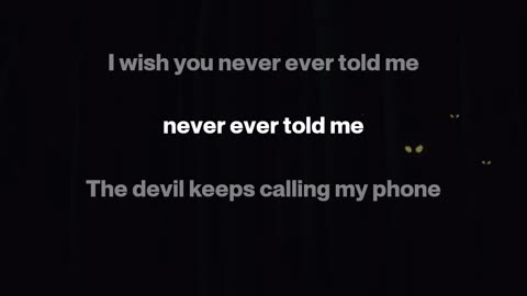 I Wish You Never Told Me