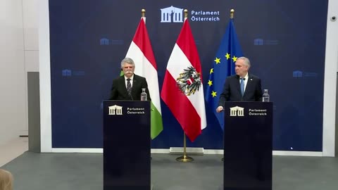 Pressestatement von NR-Präsident Rosenkranz & Präsidenten der ungarischen Nationalversammlung Kövér