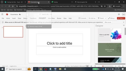 Creating new folder, new Microsoft Word document & a new Microsoft Excel workbook when using Microsoft SharePoint