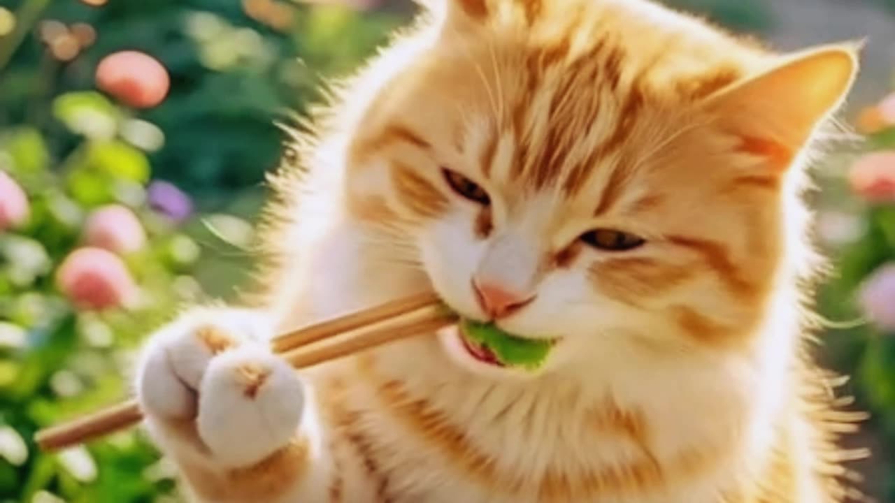 Gatinho fazendo comida - 2025 - 03