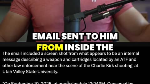 Crowder LEAKS Explosive ATF Email on Charlie Kirk Assassination