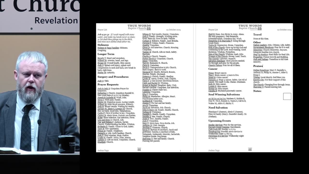 Bible Study - 10/23/2025 - Blameless and Blessed: Job 1’s Righteous Routine