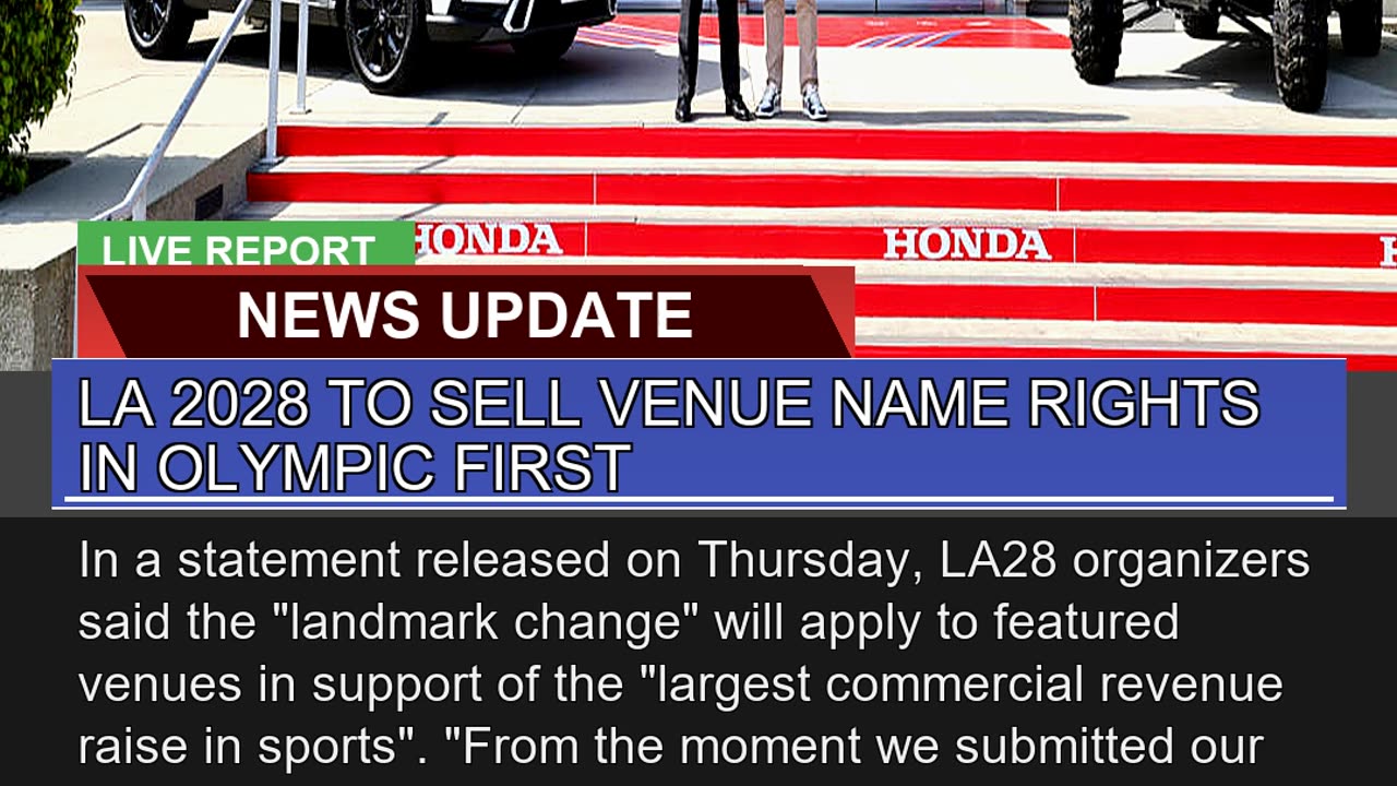 La to Sell Venue Name Rights in Olympic First