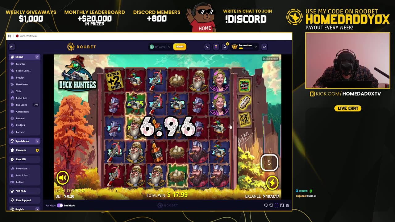 DUCK HUNTERS MASSIVE WIN!! | Slots & Casino Gamble