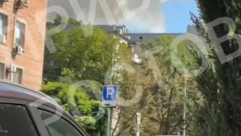 🔥 A drone strike has been carried out on Rostov-on-Don, smoke is rising in the city center.