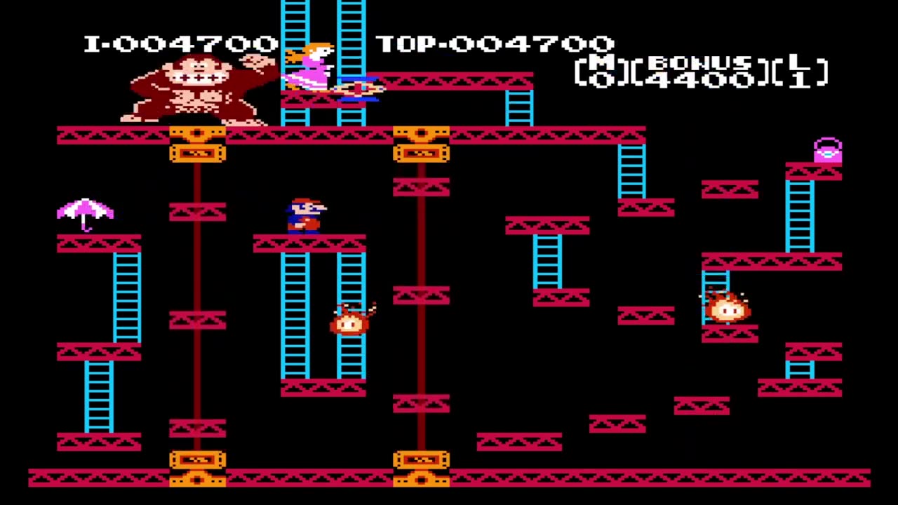 Donkey Kong World Game B Level 2