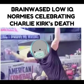 Brainwashed low iq normies still roaming around