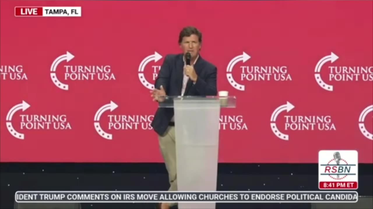 🟢 MUST WATCH: Tucker Carlson's EPIC Speech At Turning Point USA