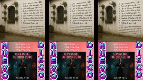 aurora neon. copla del futuro roto