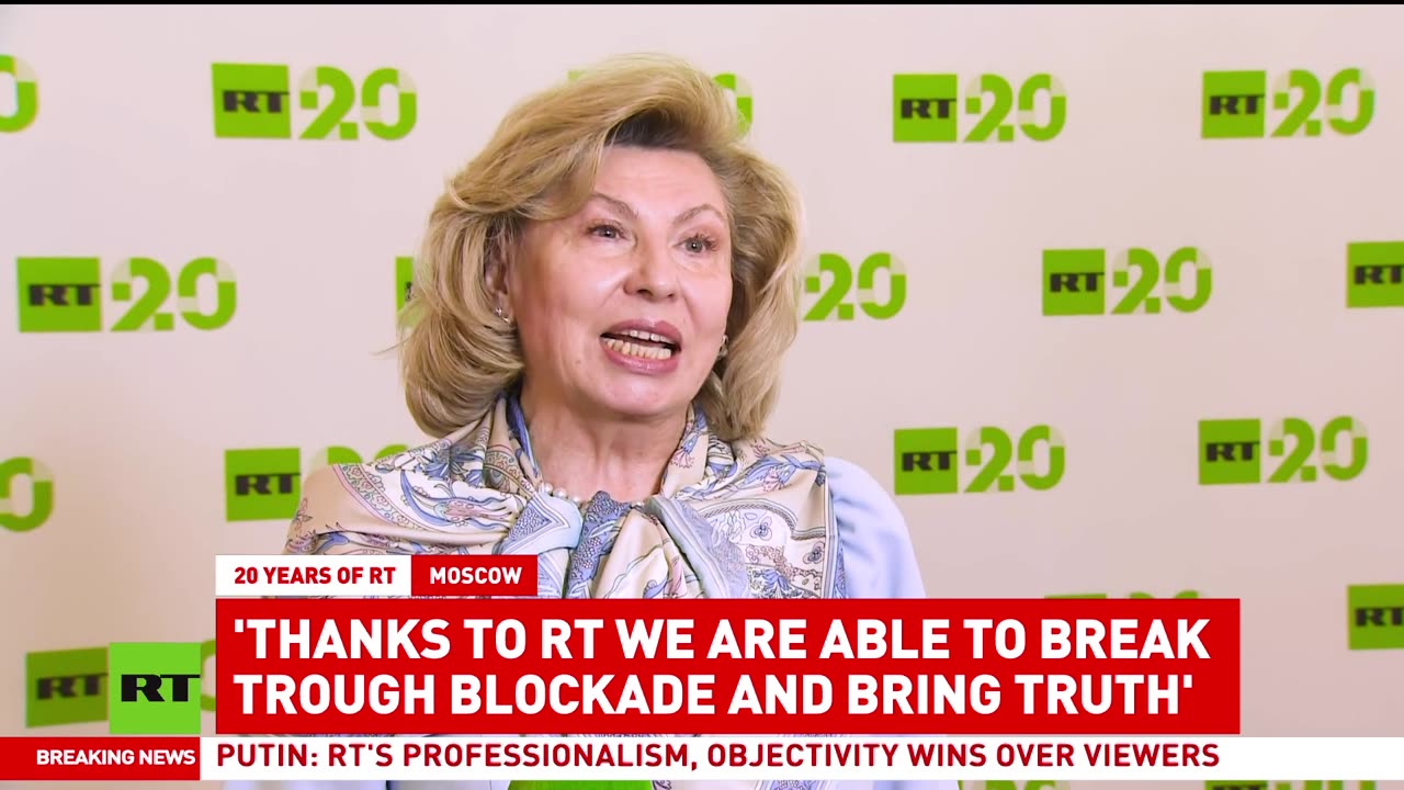 RT helps us break the information blockade and reach the world — Tatyana Moskalkova
