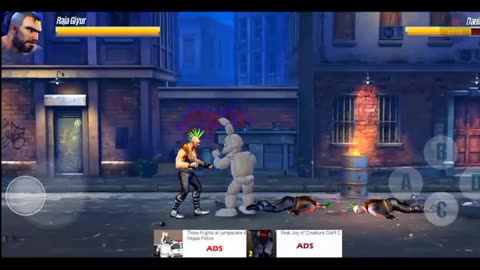 Street Night Battle Animatronics Fighter - gameplay Unity Beat em up FNAF