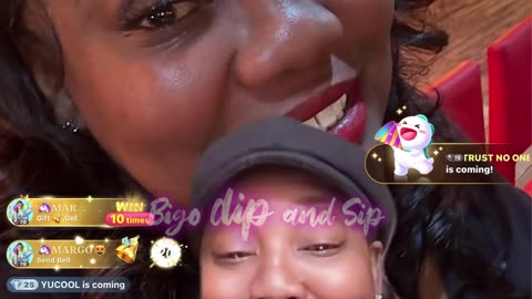 TomiKay covers DollaBill live w/Aunt-talks to MC-the brother n gf 5/7/25 #bigoclipandsip