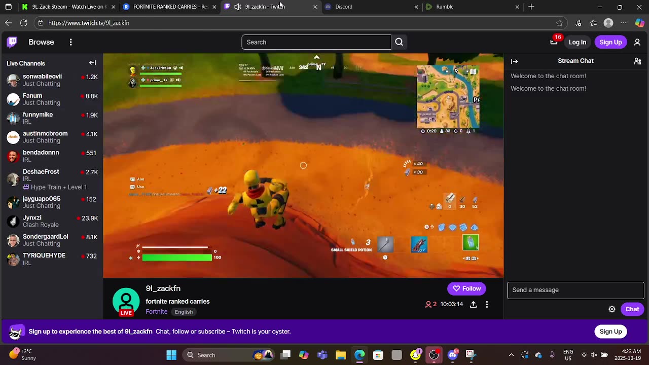 FORTNITE RANKED CARRIES