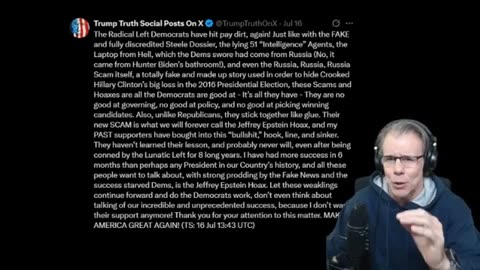Trump: Footage from Fake Assassination and Epstein’s Birthday Card