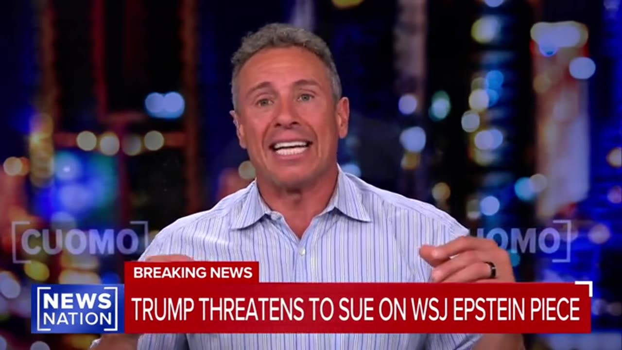 'It's So Stupid!': Chris Cuomo Torches WSJ Over Trump-Epstein 'Hack Job'