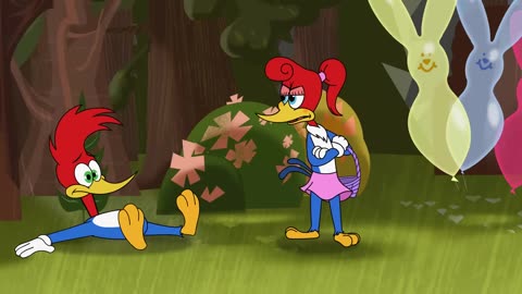 Saturday Morning Cartoons Woody Woodpecker - Valentines Day